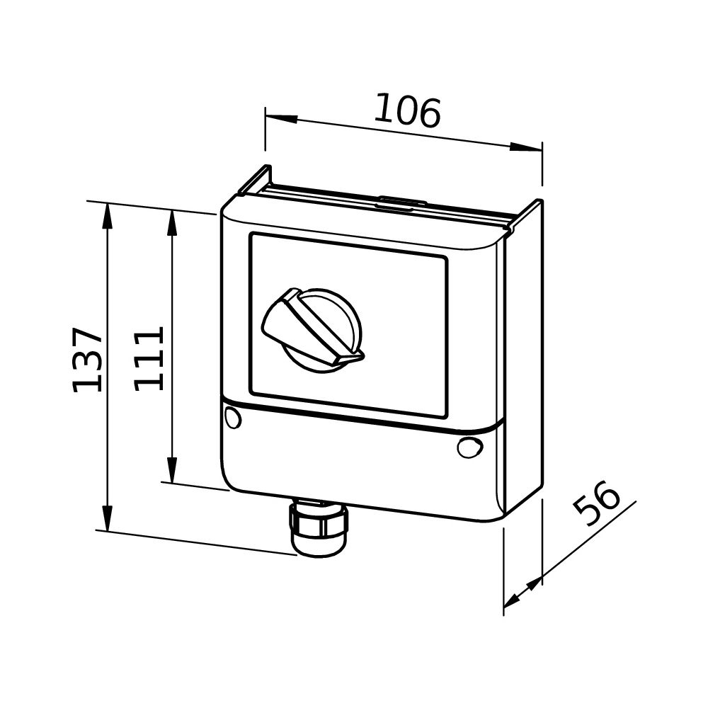 Helios Stufenschalter SA 5-10, 5-stufig, Aufputz, 10V DC... HELIOS-40229 4010184402299 (Abb. 2)