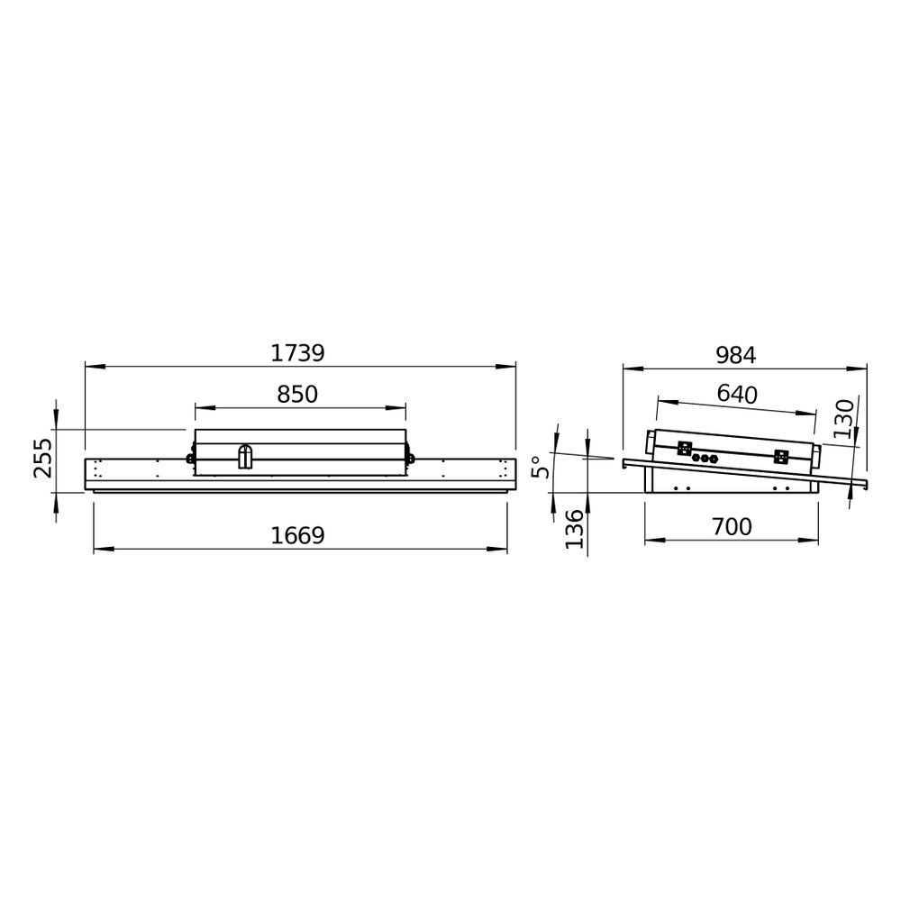 Helios Wetterschutzdach AIR1-AAD XHP 750, für Außenaufstellung, witterungsbeständig... HELIOS-40556 4010184405566 (Abb. 2)