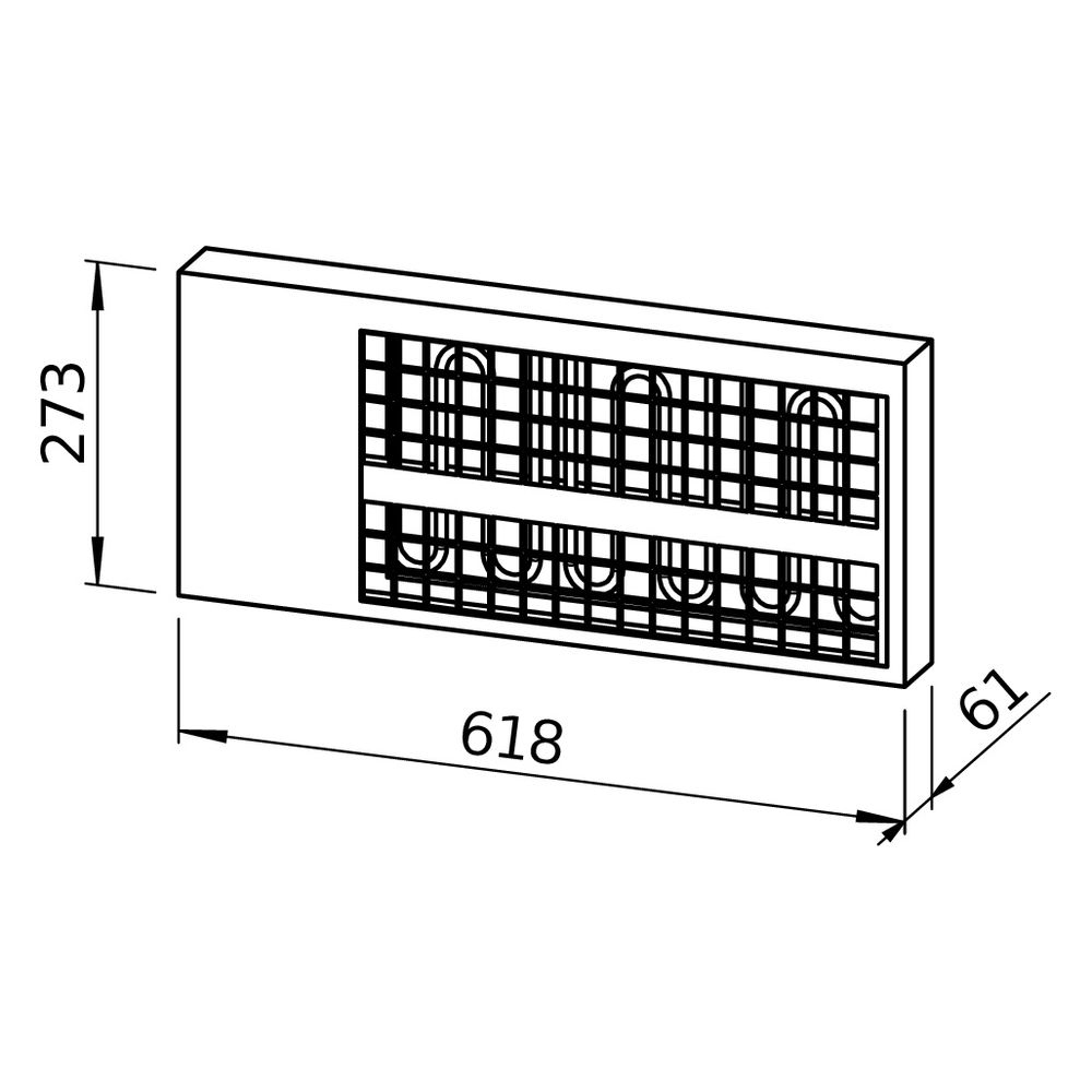 Helios Elektro-Vorheizung AIR1-EVH XHP 750, intern, 2,7kW, 230V... HELIOS-40549 4010184405498 (Abb. 2)