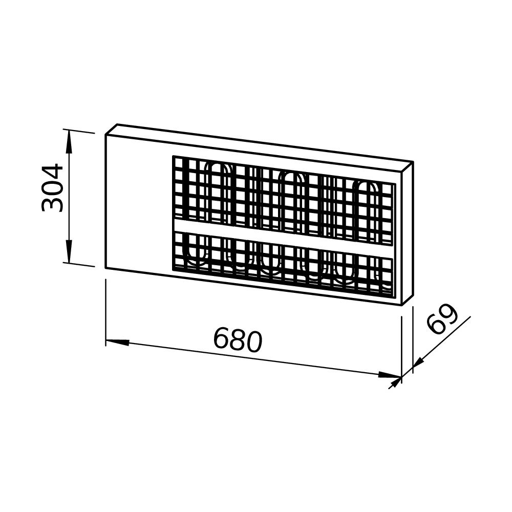 Helios Elektro-Vorheizung AIR1-EVH XHP 1000-2,5, intern, 2,5kW... HELIOS-40572 4010184405726 (Abb. 2)