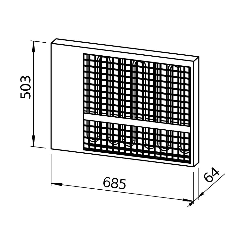 Helios Elektro-Vorheizung AIR1-EVH XHP 2500, intern, 9kW, 400V... HELIOS-40584 4010184405849 (Abb. 2)