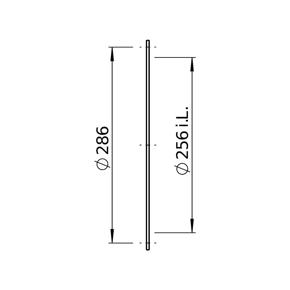 Helios Flachflansch FF 250, Stahlblech feuerverzinkt, DN 250... HELIOS-04941 4010184049418 (Abb. 3)