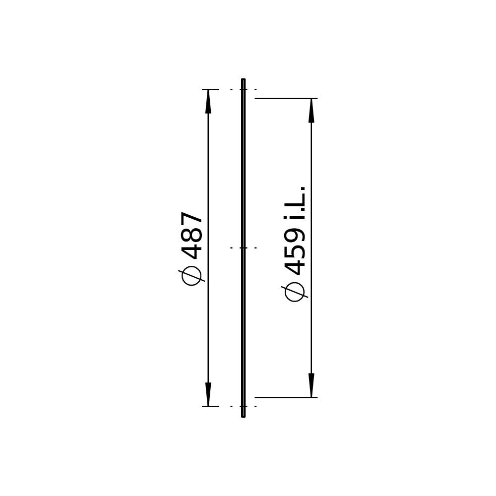 Helios Flachflansch FF 450, Stahlblech feuerverzinkt, DN 450... HELIOS-04946 4010184049463 (Abb. 3)