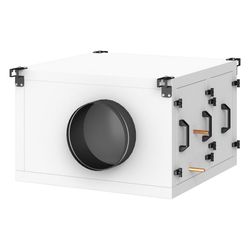Helios Direktverdampfer AIR1-CO DX XVP 1250 R als Change-over-Register, Anschluss rechts... HELIOS-40488 4010184404880 (Abb. 1)