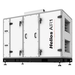 Helios Lüftungsgerät AIR1 RH 1500 mit WRG Rotations-WT, stehend, horizontal, max. 1.600m3... HELIOS-04343 4010184043430 (Abb. 1)