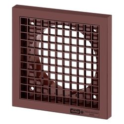 Helios Lüftungsgitter G 100 B, DN 90/100, Braun... HELIOS-00782 4010184007821 (Abb. 1)