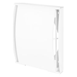 Helios Fassadenblende KWL 45-160 FB-W, Weiß RAL 9016 mit Schutzlackierung... HELIOS-09323 4010184093237 (Abb. 1)
