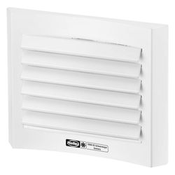 Helios Lüftungsgitter LGM 160, für Lüftungsöffnungen, Aluminium, DN 160, Weiß lackiert... HELIOS-00261 4010184002611 (Abb. 1)