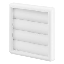 Helios Verschlussklappe VK 125, selbsttätig, Kunststoff, DN 125, Weiß... HELIOS-00857 4010184008576 (Abb. 1)