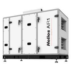 Helios Lüftungsgerät AIR1 RH 1500 mit WRG Rotations-WT, stehend, horizontal, max. 1.600m3... HELIOS-04343 4010184043430 (Abb. 1)