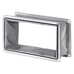 Helios Verbindungsstück AIR1-VS 50/30 flexibel rechteckig 538x145x388mm, mit Flanschen... HELIOS-07407 4010184074076 (Abb. 1)