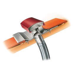 Helios DDF 200 Dachdurchführung für Rohrdurchmesser DN 200, Dachhaube ziegelrot lackiert... HELIOS-01966 4010184019664 (Abb. 1)