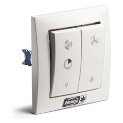 Helios DSEL 2 Drehzahl- und Betriebsschalter, für 55er UP-Dose, Schutzart IP 30, 230V, ma... HELIOS-01306 4010184013068 (Abb. 1)