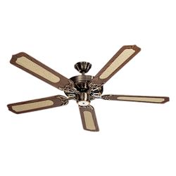 Helios DVAM 130 Deckenventilator 5-Blatt-Laufrad, 1300mm, 65W, 230V, antik, Messing... HELIOS-08651 4010184086512 (Abb. 1)