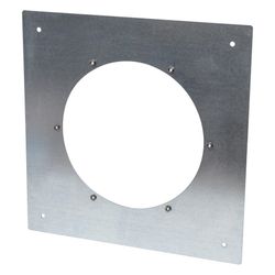 Helios FAP 400 Flansch-Anschlussplatte zu DVEC 400, Stahlblech verzinkt... HELIOS-08384 4010184083849 (Abb. 1)