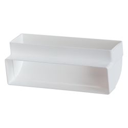 Helios FBV 90 Flachkanal-Bogen vertikal 90 Grad, Kunststoff Weiß... HELIOS-00630 4010184006305 (Abb. 1)