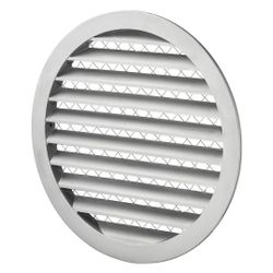 Helios FGR 80 Fassadengitter rund DN 80, Aluminium... HELIOS-40195 4010184401957 (Abb. 1)