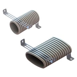 Helios FRS-BS FlexPipe Befestigungsschelle für Rohr rund DN 75 oder oval 51mm, 10 Stück... HELIOS-03869 4010184038696 (Abb. 1)