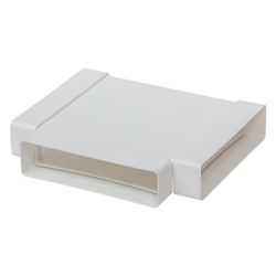 Helios FTS Flachkanal-T-Stück, Kunststoff, Weiß... HELIOS-00631 4010184006312 (Abb. 1)