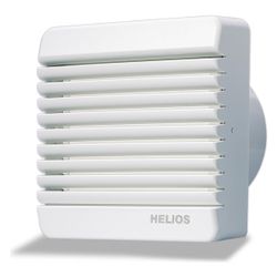 Helios HR 90 KE Minilüfter mit Kugellager und elektrisch Verschlussklappe, 80m3/h, 17W, 2... HELIOS-00334 4010184003342 (Abb. 1)