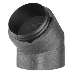 Helios IP-B 200/45 IsoPipe 45 Grad Bogen mit Innenverbinder, EPE, Brandklasse B1... HELIOS-03809 4010184038092 (Abb. 1)
