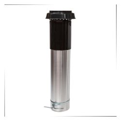 Helios IP-DHS 125 IsoPipe Dachdurchführung für IP-Rohr DN 125, verzinkt, Schwarz... HELIOS-03541 4010184035411 (Abb. 1)