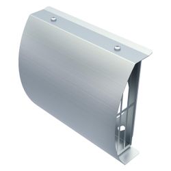 Helios IP-FBA 160 IsoPipe-Fassadenblende Außenluft DN 160, Edelstahl, V2A... HELIOS-03127 4010184031277 (Abb. 1)