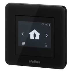 Helios KWL-BE Touch bl Bedienelement Touchdisplay 2,3", UP-Version, Schwarz... HELIOS-20244 4010184202448 (Abb. 1)