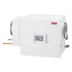 Helios HygroBox KWL HBX 250 WW L Zuluft links, Warmwasser-Vorheizung, 350m3/h, 1,5kW, 230... HELIOS-40185 4010184401858 (Abb. 1)