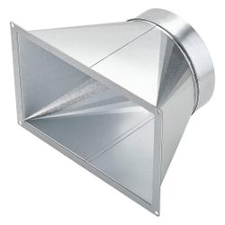 Helios KWLÜS 800 S Übergangsstück symetrisch für KWL EC 800S von Gerätestutzen auf Rohran... HELIOS-08339 4010184083399 (Abb. 1)