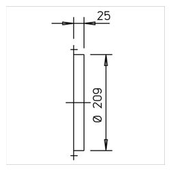 Helios FR 200 Winkel-Flanschring, DN 200, Stahlblech verzinkt... HELIOS-01202 4010184012023 (Abb. 1)
