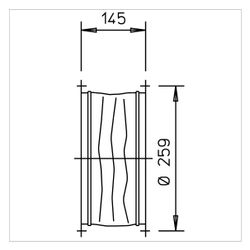 Helios STS 225 DSTS 200 flexible Verbindung mit 2 Rohrflanschen... HELIOS-01218 4010184012184 (Abb. 1)
