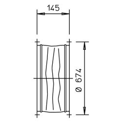 Helios STS 630 EX flexible Verbindung DN 630 für EX-Bereich mit 2 Rohrflanschen... HELIOS-02509 4010184025092 (Abb. 1)