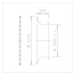 Helios Ansaugdüse ASD-RL 1000 mit Ringleitung und Schutzgitter, Anschlussleitung 5m, DN 1... HELIOS-40633 4010184406334 (Abb. 1)
