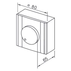 Helios ESA 1 AP-Drehzahlsteller stufenlos 1-PH, I max. 1A, 230V... HELIOS-00238 4010184002383 (Abb. 1)