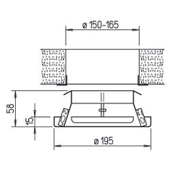 Helios MTVA 160 Metall-Tellerventil DN 160 für Abluft... HELIOS-08871 4010184088714 (Abb. 1)