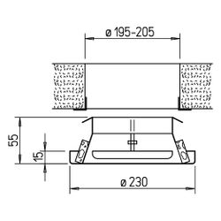 Helios Metall-Tellerventil MTVA 200, für Abluft, DN 200... HELIOS-08872 4010184088721 (Abb. 1)