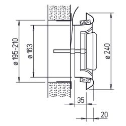Helios KTV 200, KTVA 200 Kunststoff-Tellerventil für Ab- und Zuluftbetrieb... HELIOS-00944 4010184009443 (Abb. 1)