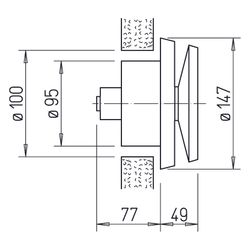 Helios ZTV 100 Zuluft-Thermostatventil DN 100... HELIOS-00073 4010184000730 (Abb. 1)