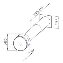 Helios ZLE 100 Zuluft-Element Typ 400, Weiß... HELIOS-00079 4010184000792 (Abb. 1)