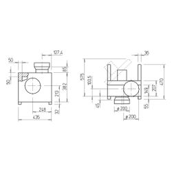 Helios MBD 160/4 EX Megabox, 3 PH, Anschluss DN 200, 970m3/h, 370W, 400V... HELIOS-06001 4010184060017 (Abb. 1)