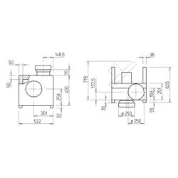 Helios MBD 225/4 EX Megabox, 3 PH, Anschluss DN 250, 2770m3/h, 750W, 400V... HELIOS-06011 4010184060116 (Abb. 1)