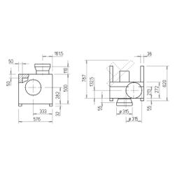 Helios MBD 250/4 EX Megabox, 3 PH, Anschluss DN 315, 4140m3/h, 1,5kW, 400V... HELIOS-06014 4010184060147 (Abb. 1)