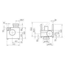 Helios MBW 355/4 TK Megabox, 1-PH 230V, 300W, mit VAR-Motor BG 90, 300W, DN 400, 2810m3/h... HELIOS-05951 4010184059516 (Abb. 1)