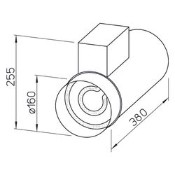 Helios EHR-R 2,4/160 Elektro-Heizregister 2,4kW, 230V, DN 160, mind. Volumenstrom 110m3/h... HELIOS-09435 4010184094357 (Abb. 1)