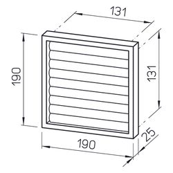 Helios VK 160 Verschlussklappe DN 160, selbsttätig, Kunststoff, Weiß... HELIOS-00892 4010184008927 (Abb. 1)