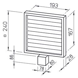 Helios EVK 200 Elektrische Verschlussklappe DN 200 für Ansteuerung über Relais, 230V... HELIOS-00774 4010184007746 (Abb. 1)