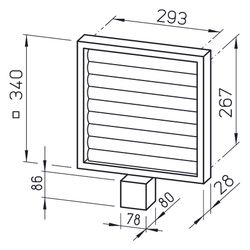 Helios EVK 315 Elektrische Verschlussklappe DN 315 für Ansteuerung über Relais, 230V... HELIOS-00776 4010184007760 (Abb. 1)