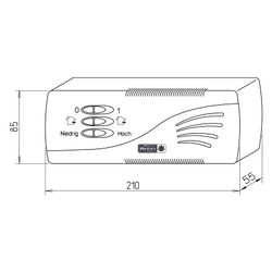 Helios FR 22/30 Drehzahl- und Wendeschalter, Kunststoff, Weiß... HELIOS-00998 4010184009986 (Abb. 1)