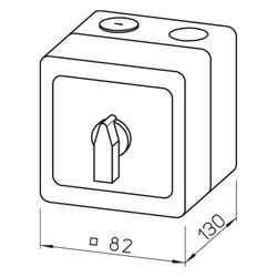 Helios PDA 12 Polumschalter für Motoren mit Dahlander-Wicklung, 3-PH 400V, 3-PH, max. 12A... HELIOS-05081 4010184050810 (Abb. 1)